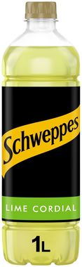 Schweppes Lime Cordial, PET 1 lt x 12 (2)